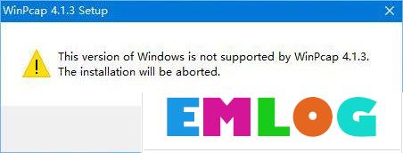 winpcap是什么？Win10无法安装winpcap 4.1.3的解决办法