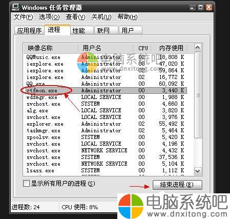 W7系统Ctfmon是什么进程-电脑系统吧